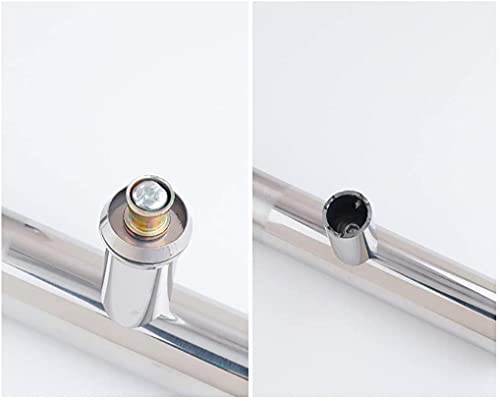 Poignée de porte coulissante push-pull en inox pour entrée de commerce