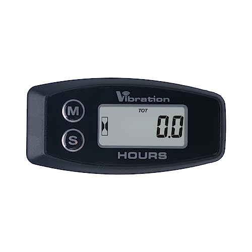 Contaore Wireless Runleader | Autoalimentato A Vibrazione | Per Generatori, Tosaerba, ATV | Impermeabile IP68