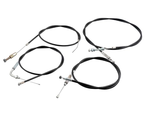Bowdenzug Reparaturset - Bremszug, Gaszug & Chokezug kompatibel für Puch Maxi S/N 50 2T AC - langlebige Innenhülle - leichtgängige Züge für zuverlässige Funktion