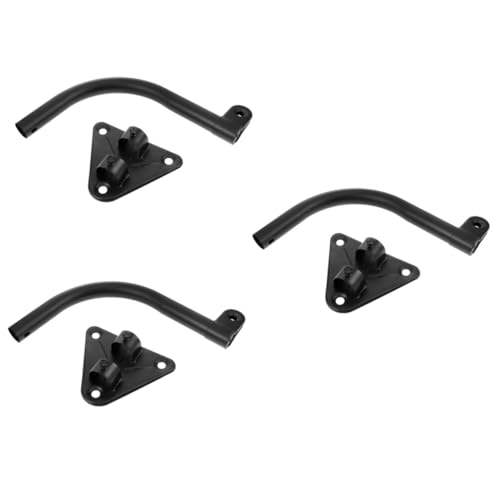 MERRYHAPY 3 Sets Wall Fan Installation Bracket Electric Fan Wall Bracket Rack Mounting Tool Reinforced Iron Construction