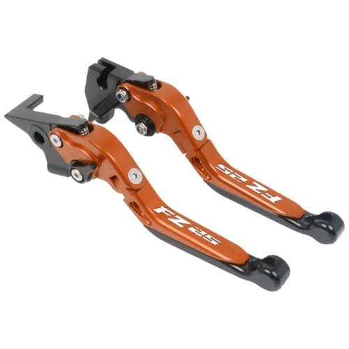 Leviers frein embrayage de précision pour Yamaha FZ25 orange