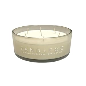 Sand Fog Scented Candle Tropical Citrus Additional Scents and Sizes 100 Cotton Lead Free Wick Luxury Air Freshening Jar Candles Perfect Home Decor for Your Cocktail Table 34 oz OrangeViolet