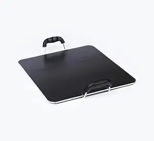 Bismi Dazzle Non Stick Cookwares Pathiri Tawa Aluminium Induction Based Strong & Sturdy Handle