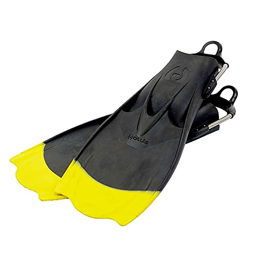 Hollis Scuba Diving F-1 Bat Fin Yellow Tip - Extra Large