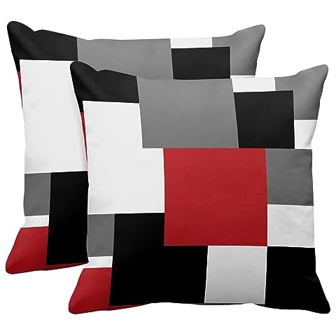 Emvency Set of 2 Geometric Throw Pillow Covers Cover
