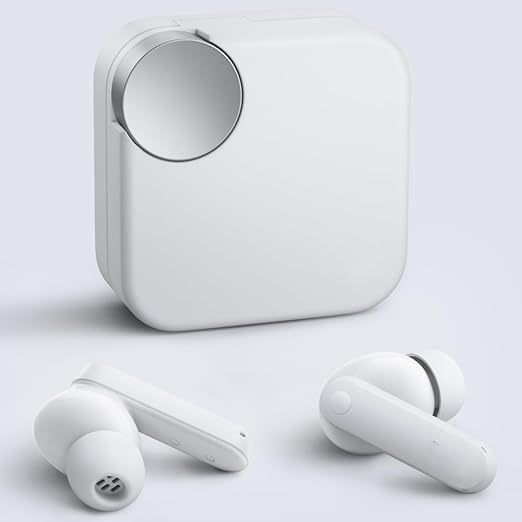 Image of Buds Wireless Bluetooth Earbuds,Compatible with Nothing 42dB Noise Cancelling Earbuds, Dirac HD Audio, 35.5H Playtime, BT5.3, IP54 Waterproof, 4HD Mics Wireless Headphones (Light Grey)