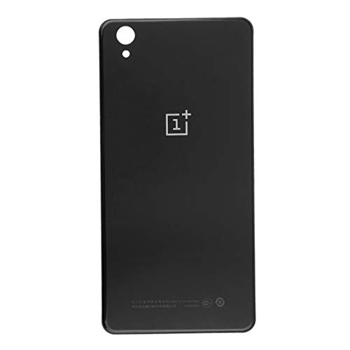 Coque arrière de batterie OnePlus X pour réparer un châssis cassé ou rayé noir