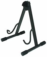 Lighter version of the professional QL-631 guitar stand Soft, rubberized cushioning protects guitars from scratches and will not mar finish Each Lower Guitar Cradle Independently Adjusts Out Of The Way Of Knobs, Switches Or Input Jacks