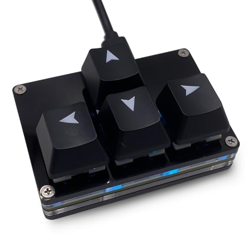 BTXETUEL Mini 4-Key Keypad WASD Arrow Key Keycaps Keyboard...