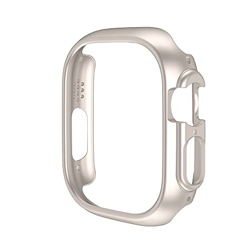 Étui Apple Watch Ultra 49mm anti-rayures boîtier rigide starlight PC mat