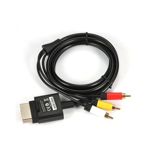 Xenocam REPLACEMENT XBOX 360 SLIM Tv Av Cable Wire, 1.8M Component Abs Cord Av Cable Audio Video Cord For Xbox 360 Slim Replacement thumb #1