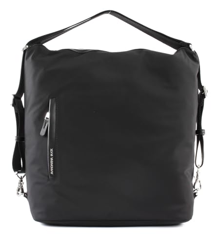 Mandarina Duck Hunter P10vct10, Borsa a Spalla Donna, Nero (Black), 33.5x36x15 (L x H x W)
