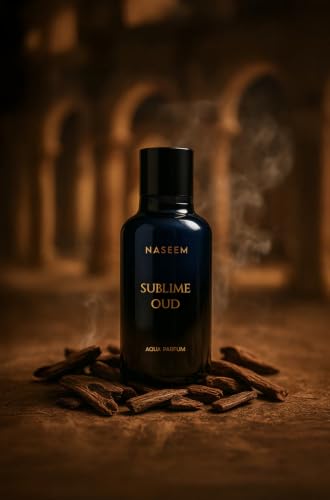 Image of NASEEM Sublime Oud Aqua Parfum for Men and Women, 100 ml, Leathery Oud Fragrance with Fruity, Saffron and Vanilla Notes