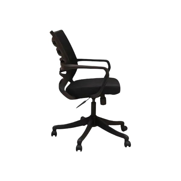 Image of Ergonomic Mesh Office Chair with Adjustable Height & Smooth Swivel | Modern Breathable Desk Chair with Armrests & Wheels for Home & Office