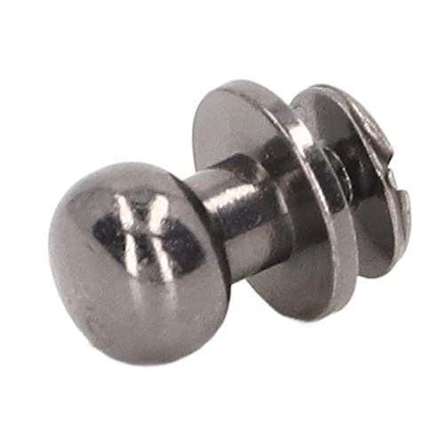 Leather Copper Rivet Fastener, High Gloss Copper Material 10X8Mm Chicago Screws Assortment Set High Durability For Bags(Gray) #TOP2