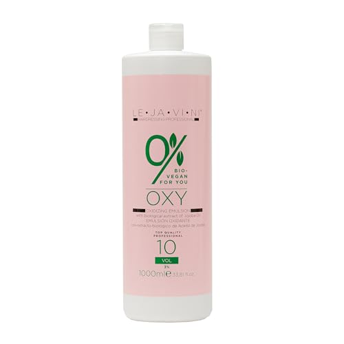 Lejavini 0% Bio Vegan For You Oxy Oxidizing Emulsion 10 Vol. 3% 1L 1000mL | Oxigenada Vegana para Tinte Coloración