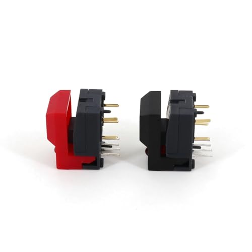 Interruptor táctil PB86-A2 SPDT momentáneo con LED rojo y verde para control de escenario 6