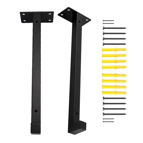 Hitburu Supporti Mensola, Supporti per Mensole in Acciaio Inossidabile Resistente, Kit di Montaggio Grande Portata Accessorio Casa Per Appartamento Cucina Bagno Sala