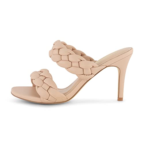 CUSHIONAIRE Women's Suzy braided dress sandal +Memory Foam, Wide Widths Available2