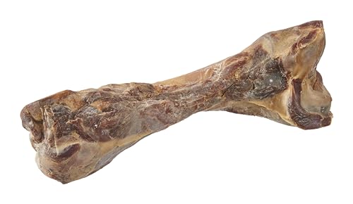 PRIMOX Serrano-Knochen 6 x 300g | Knackiger Kauknochen für Hunde | 100% natürlich | Verträgliches Monoprotein | Ohne Zusätze | Langanhaltenes Kauvergnügen