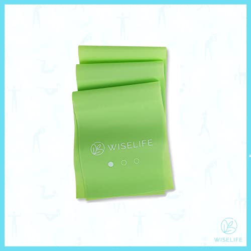 Wiselife Professional Latex Resistance Thera Band (Light Resistance) | 48x4 inch | 100% Natural Latex Resistance Band | For Warm-Up, Stretching, Strength Training, Exercise, Gym... - Image 3