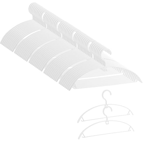 AYO ハンガー すべらない 洗濯ハンガー 50本組 収納 かたくずれ防止 跡がつかないハンガー おしゃれ 滑らない はんがー スーツ ハンガー パンツハンガー 型崩れ防止 衣類 ズボン 乾湿両用 hanger ホワイト