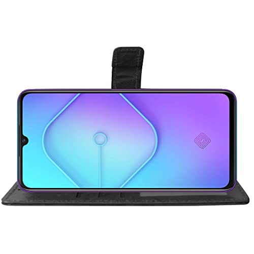 Image of Flip Cover Compatible with Vivo S1 Pro | Premium Leather Finish | Inbuilt Pockets & Stand | Flip Cover Back Case for Vivo S1 Pro (Black)