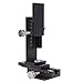 EVTSCAN Manual Gear Driven Optical Positioning Platform, Adjustable Trimming Stage, Accuracy Movement, Lightweight Aluminum Alloy, Ideal for Industrial and Optical Applications