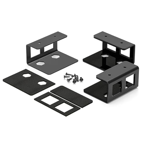 carotoe Soporte de escritorio para laptop, soporte para debajo del escritorio, ahorra espacios de trabajo para teclados de portátiles