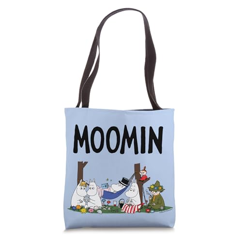 Moomin Family Relaxing Tote Bag