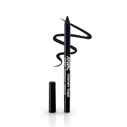 Image of Auric Intensiv Kajal Pencil (1.2g) I Long Lasting, Water Proof, Smudge Proof, Hypoallergenic, Easy-to-apply I Ophthalmologically Tested I (Charcoal Black)
