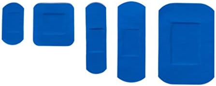 HypaPlast Blue Catering Plasters Assorted Pack & HypaPlast Fabric Plasters, Assorted (100) Sterile Hypoallergenic