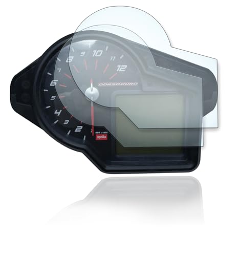 Displayschutzfolie Tacho Schutzfolie geeignet für Aprilia Dorsoduro 750/1200 1x Ultra Clear / 1x Anti Glare