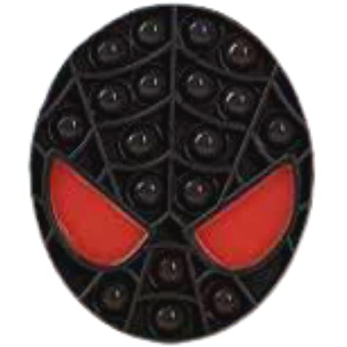 Push Pop Bubble Fidget Sensory Toy, Autism Special Needs Stress Reliever Toy, Washable Silicone Pressure pop pop Fidget Toy for Kid Adult (Black)