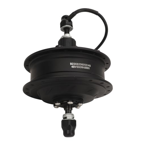 48V 500W Brushless Rear Wheel Drive Gear Hub Motor, Electric