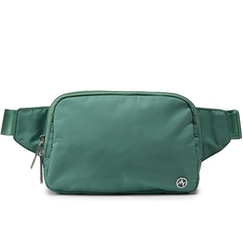 Pander Belt Bag Large 2L, Waterproof Everywhere Fanny Pack Purse for Women and Men with Adjustable Strap, Eucalyptus Green