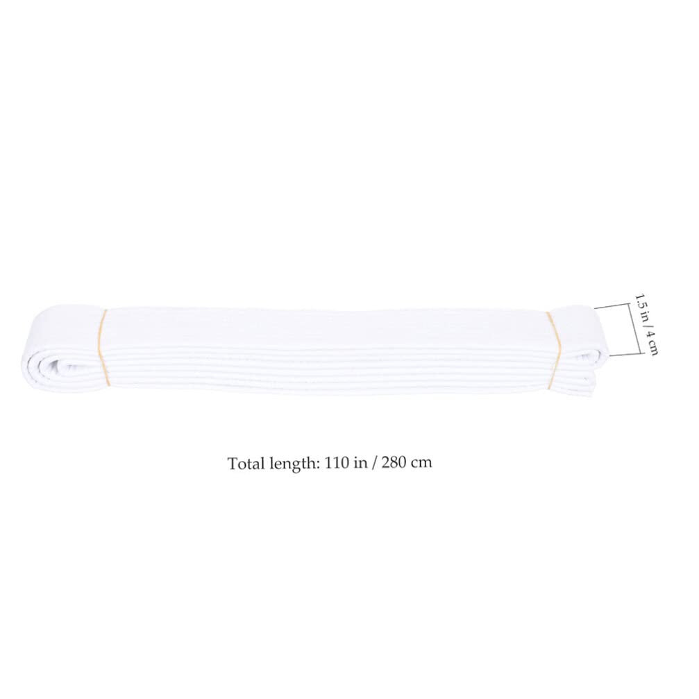 Toddmomy 2 Pz Cintura Taekwondo Cotone Cintura Karate Classifica Cinture Arti Marziali TKD Aikido Cintura Uniforme 280 Cm
