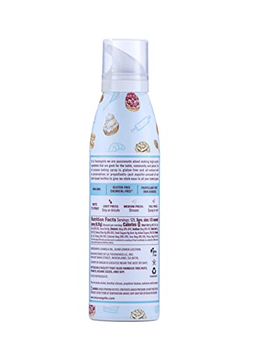 La Tourangelle, All Purpose Baking Spray, Gluten-Free, Non-Stick, Chemical Free And Propellant Free, Expeller-Pressed Cooking And Baking Spray Oil, 5 Fl Oz #TOP2