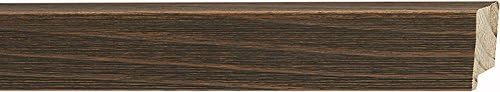 CountryArtHouse Picture Frame Moulding (Wood) 18ft bundle - Distressed/Aged Walnut Finish - 1.75" width - 9/16" rabbet depth