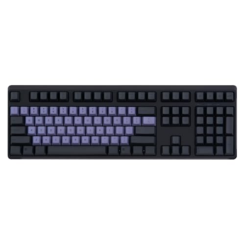 REALFORCE R4キーボード 対応 カラーキーキャップ セット 英語配列 タイプキー 鳩羽紫(はとばむらさき) かなレス 昇華印刷 PBT R4AUSKCT4