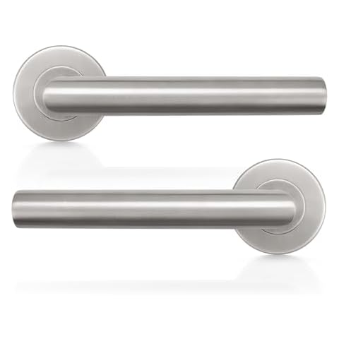Probrico Brushed Nickel Door Levers for Interiors Cover