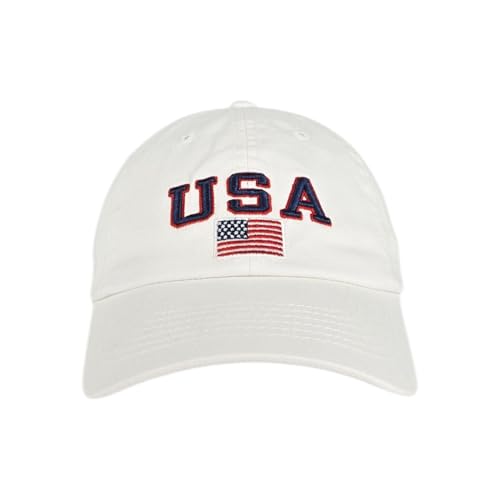Image of E BY ELIDAN USA Hat, Embroidered American Flag Baseball Cap for Men Women