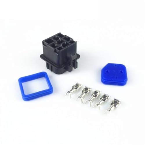 Relé automotriz 12V 40A de 5 pines con conmutación NO y NC para circuitos de vehículos 4
