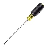 Klein Tools, Inc. 6016 3/16 x 6 Cushion-Grip Screwdriver, Round Shank, Cabinet Tip