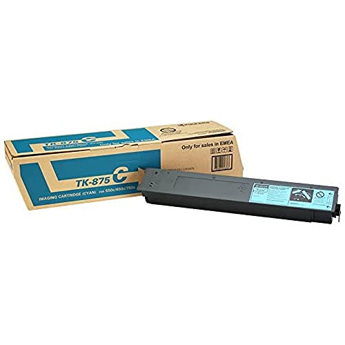 Cartouche de toner Kyocera KYTK875C cyan pour système d'impression laser
