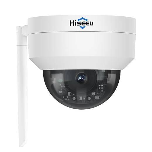 Hiseeu 5MP PTZ Wireless Security Camera