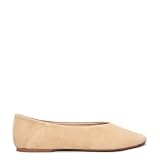 miMaO Bailarinas Serraje para Mujer Beige, EU 38