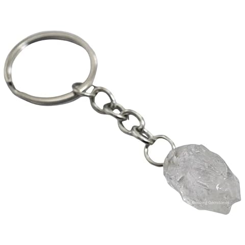 Clear Quartz Crystal Keychain - Amazing Gemstone Cover