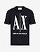 Armani Exchange Men's Regular Fit Cotton Jersey Icon Logo Tee, Navy, Small