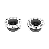 Zohisin Paar Auto-Audio-Lautsprecher, 10,2 cm, rund, 92 dB, 12 V, 35 Hz – 20 kHz, symmetrisches Terminal-Soundsystem, universell